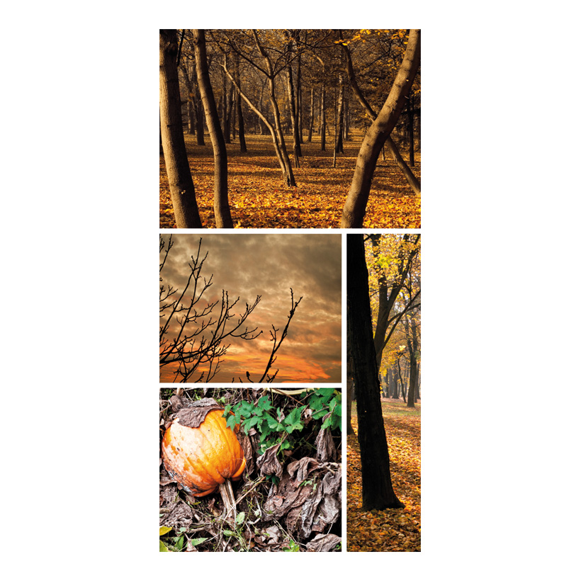 Motif imprimé Collage forêt d'automne, 80x200cm papier