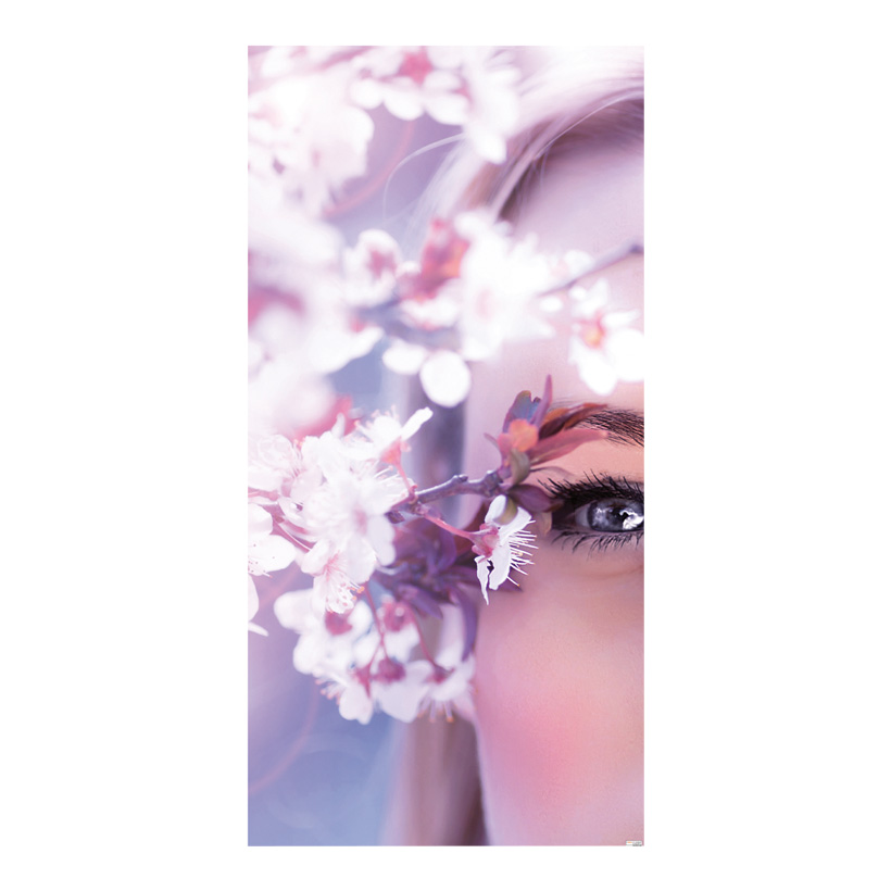 Motif imprimé Cerisiers en fleurs, 80x200cm tissu