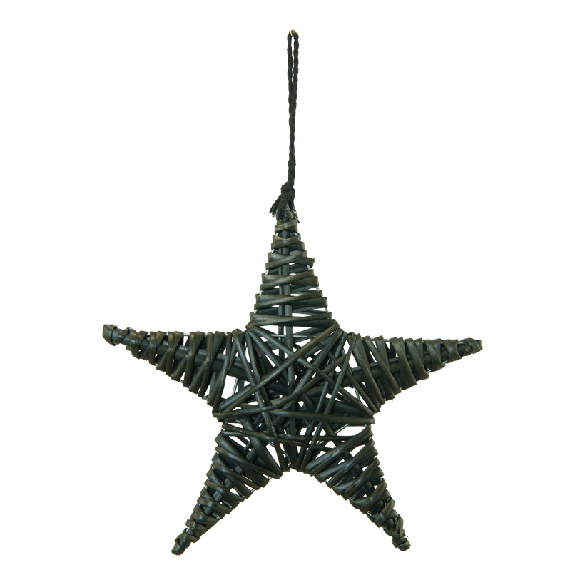 Étoile tressée, 30cm en bois de saule, avec cintre