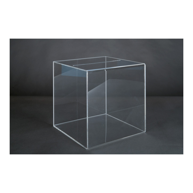 # Acryl-Losbox, 30x30x30cm mit herausnehmbarer Rückwand