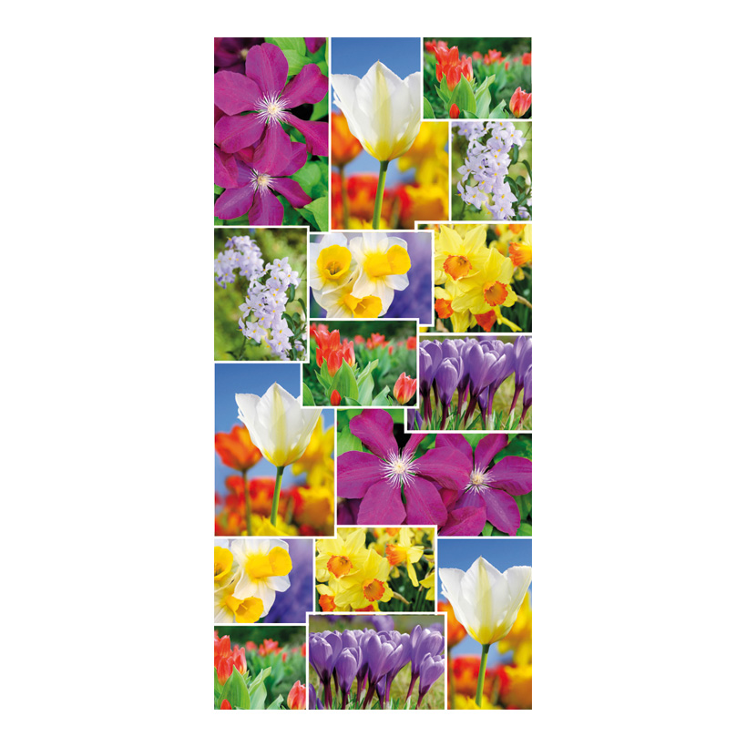 # Motivdruck "Flowercollage", 180x90cm Papier