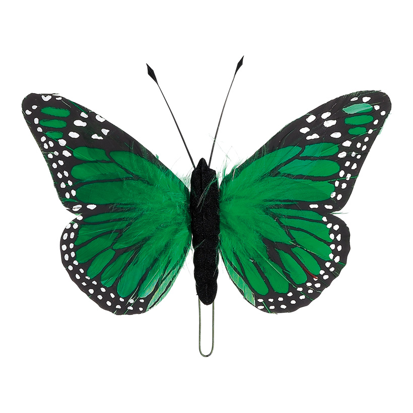 # Schmetterling 13x20 cm Federn