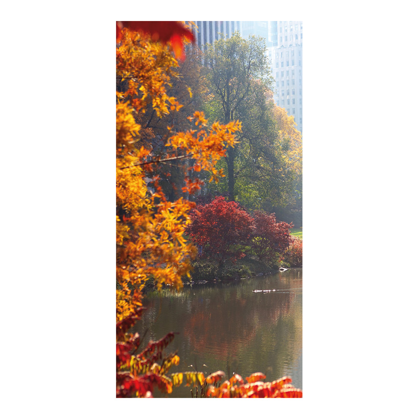 Motivdruck Herbst im Park, 80x200cm Stoff