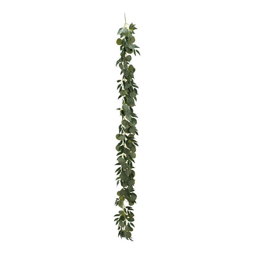 Eukalyptusgirlande, 180cm aus Kunstseide/Kunststoff