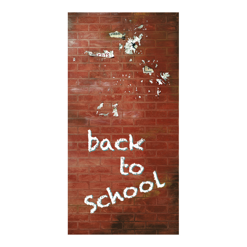 # Motivdruck "Back to school", 180x90cm Stoff