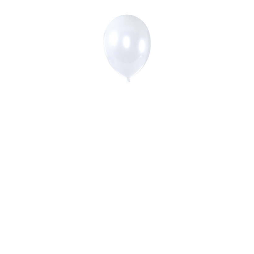 Riesen-Ballon 45x30 cm Kunststoff, glänzend