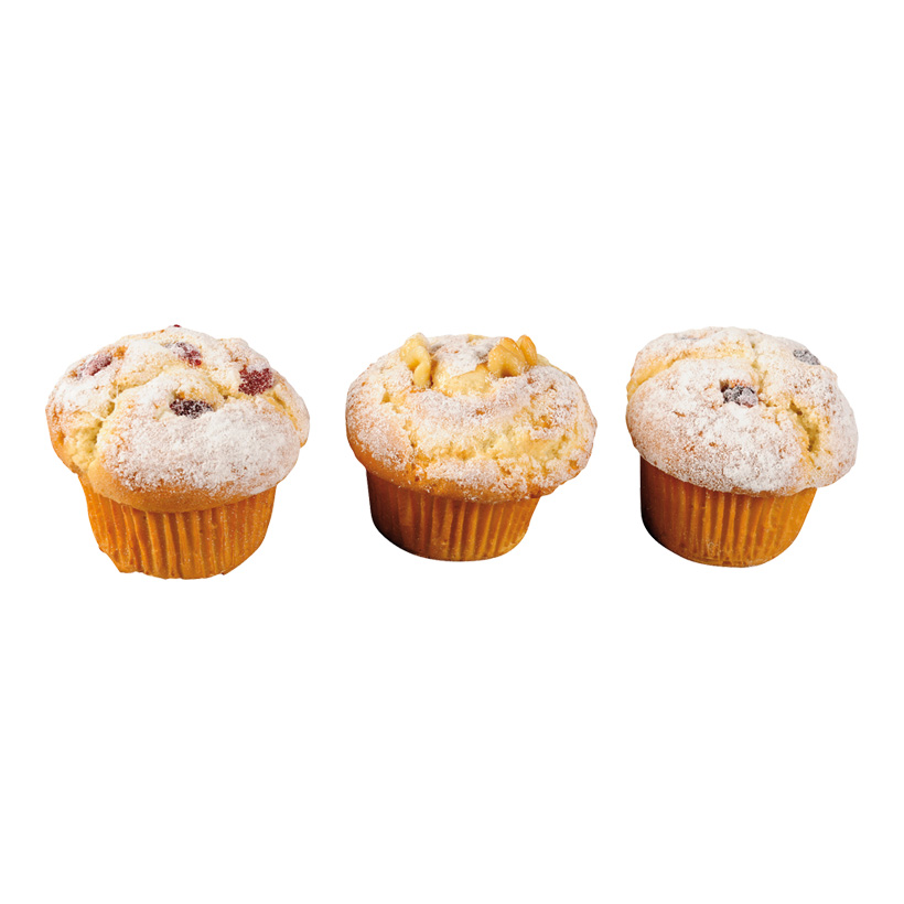 # Muffins, Muffin 8,5x7cm, 3Stck./Btl., Schaumstoff