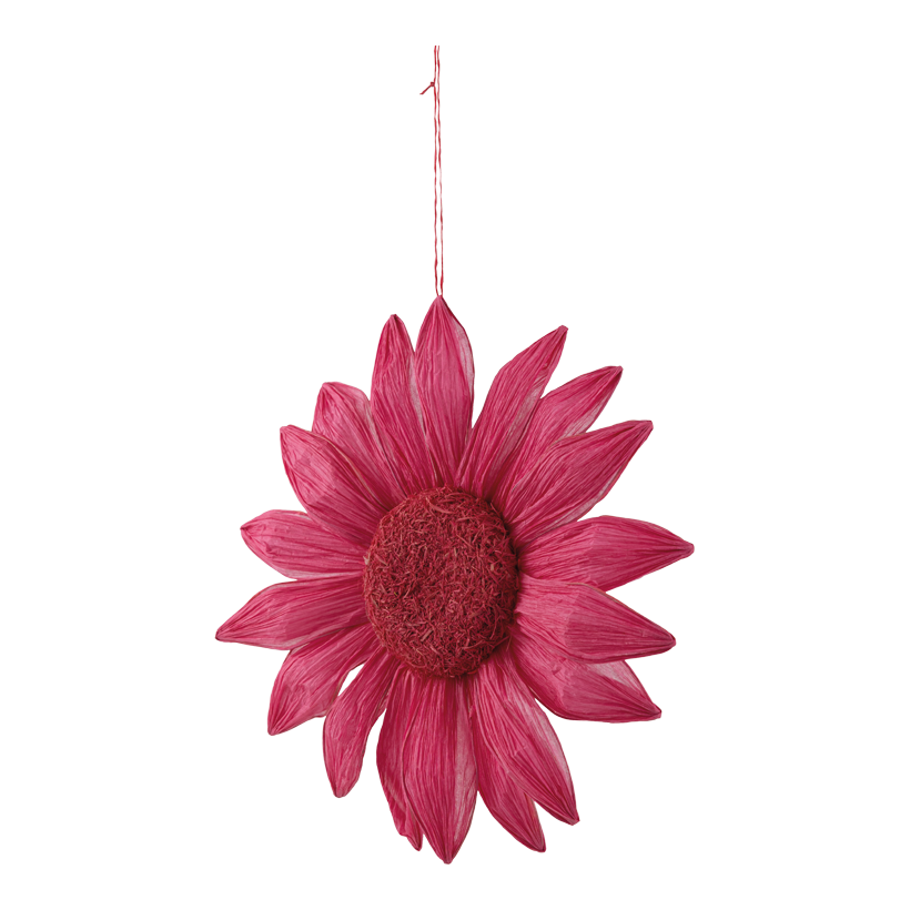 Fleur en papier, 30cm avec cintre