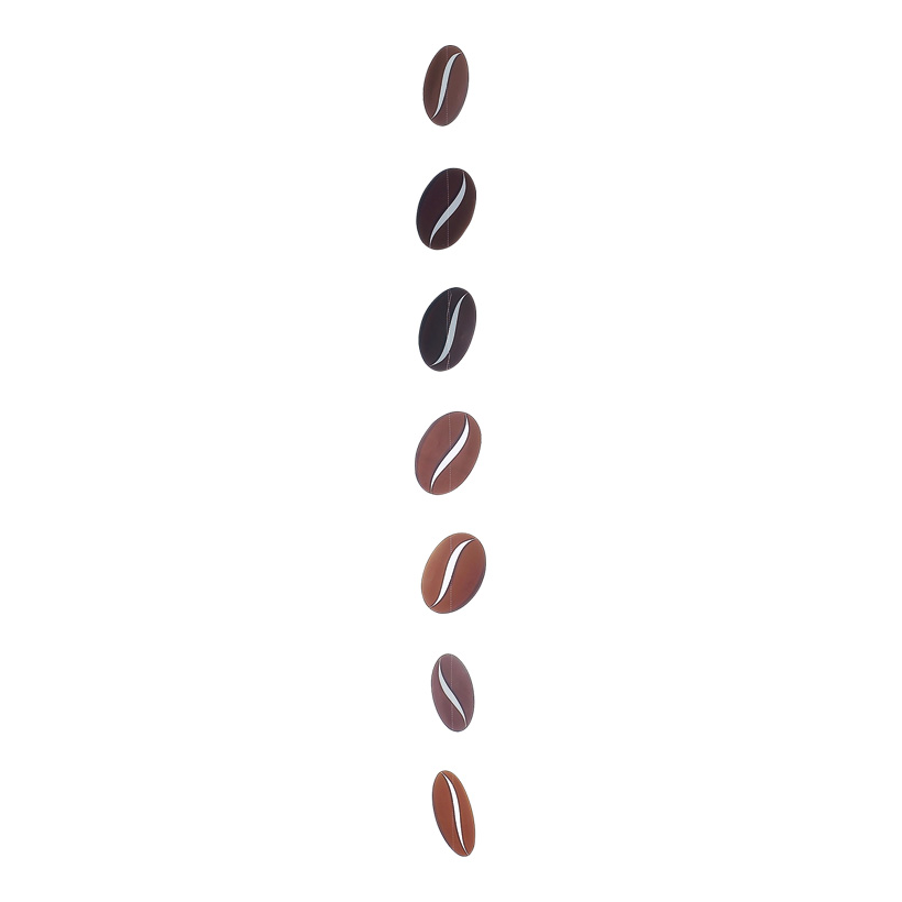 # Kaffeebohnenkette, 180cm, 7-tlg., Bohne 19x13cm, Karton