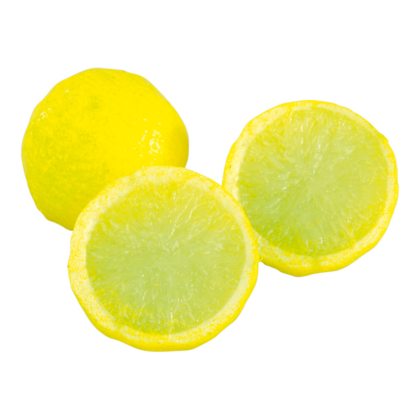 # Zitronenhälften, 4cm, 3Stck./Btl., Kunststoff