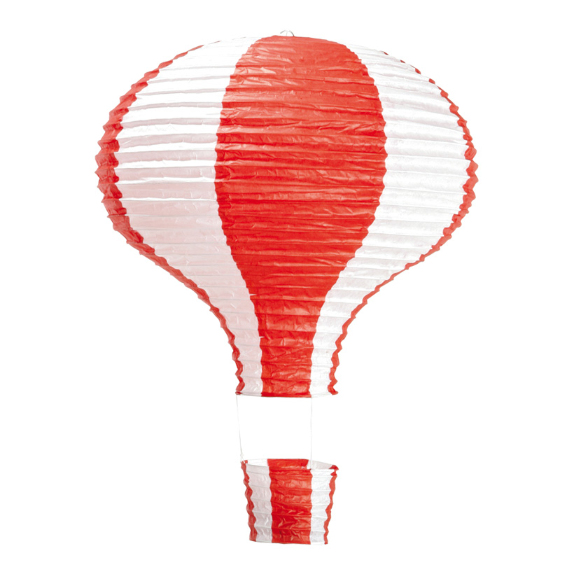 Heißluftballon, Ø 40cm, 60cm, Streifen, Papier