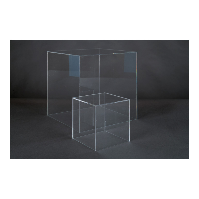 # Acryl-Box, 30x30x30cm oben geöffnet