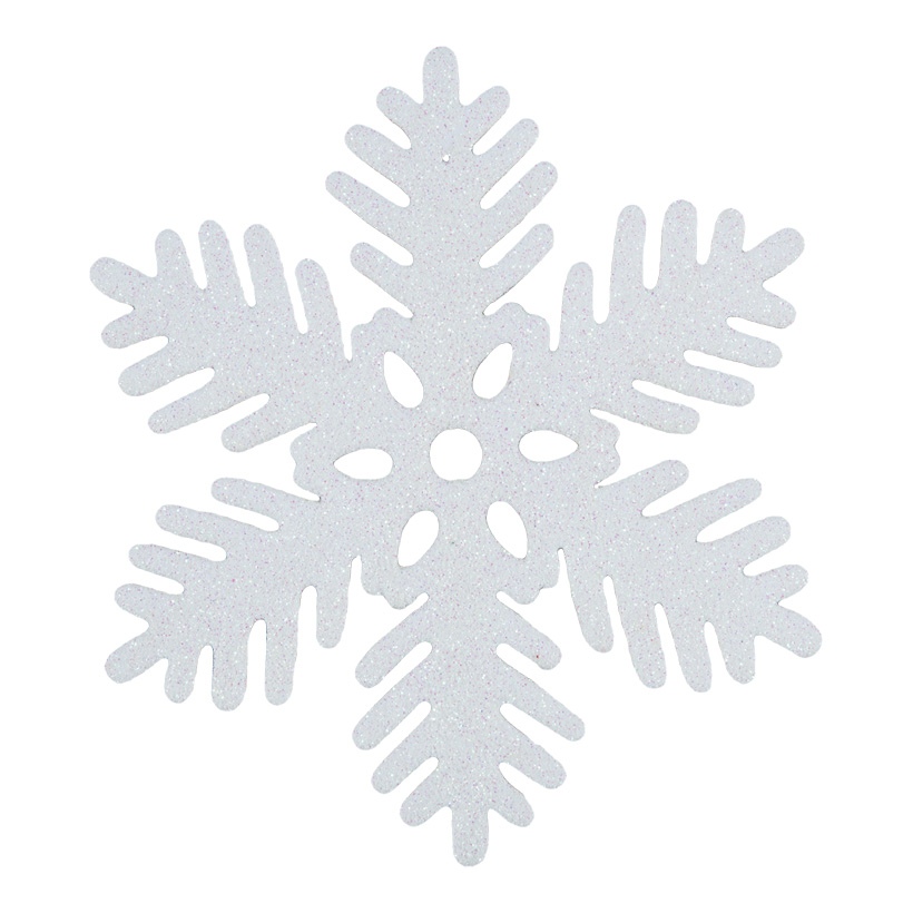 Flocon de  neige, Ø 34cm scintillant, avec cintre