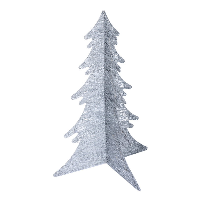 3D-Drahtbaum, H: 100cm Ø 70cm klappbar, mit 35 LEDs, 1,5m Zuleitung, IP44