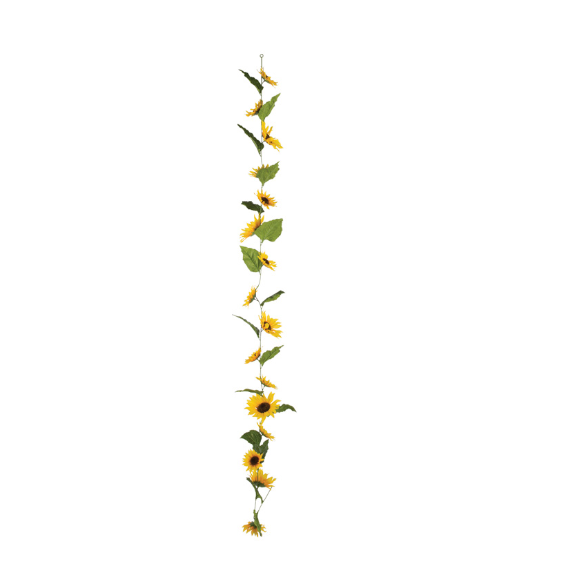 Sonnenblumengirlande, 180cm, Kunststoff