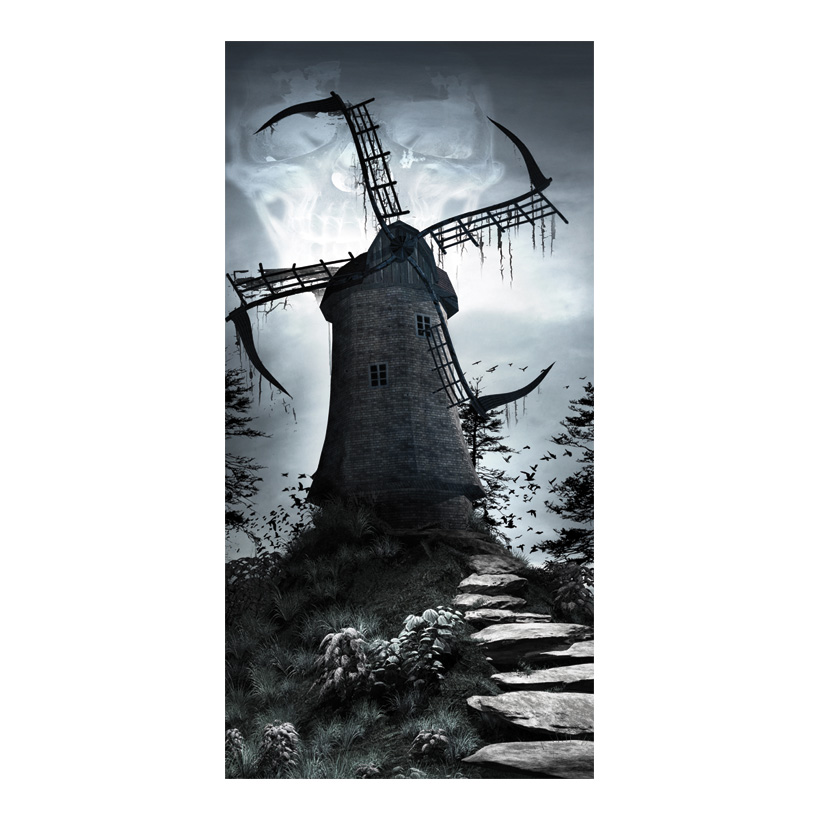 # Motivdruck "Windmill of death", 180x90cm Stoff