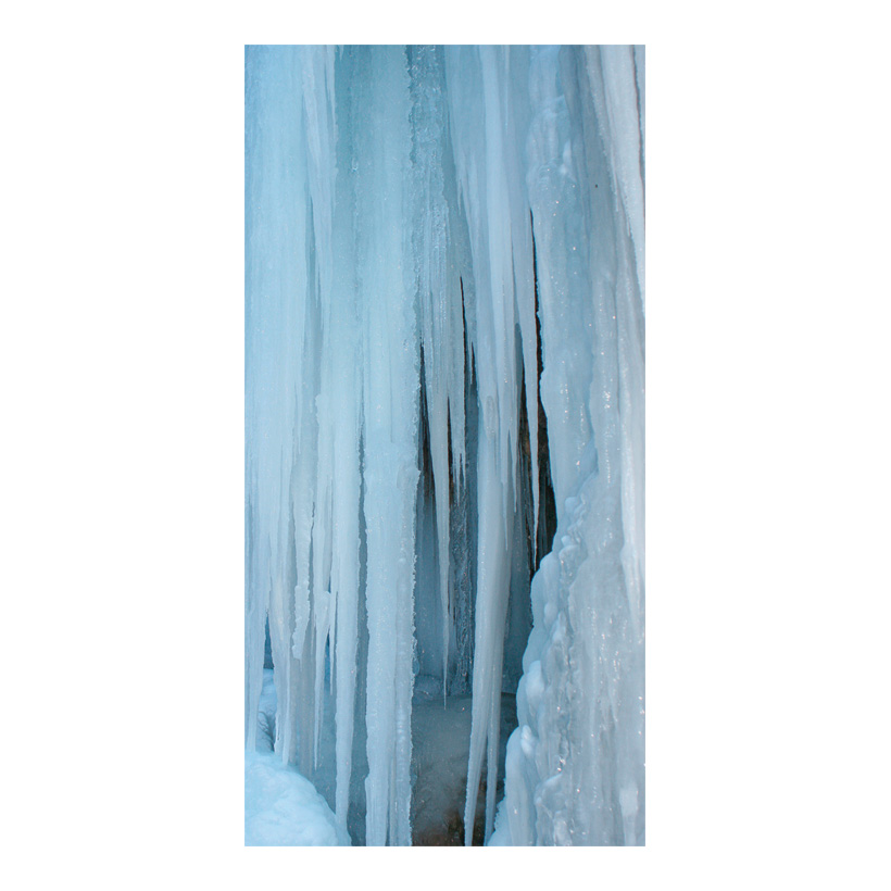 # Motivdruck "Eiswand", 180x90cm Stoff