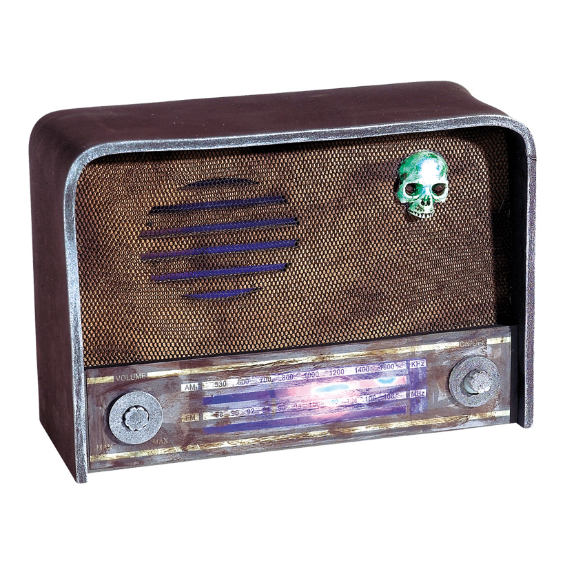 Radio, 21x31x11cm, mit Blinkfunktion+Kratzgeräuschen, Kunststoff